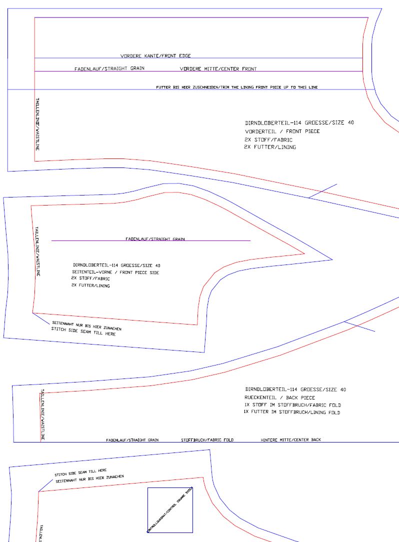 Download Schnittmuster Dirndloberteil-114