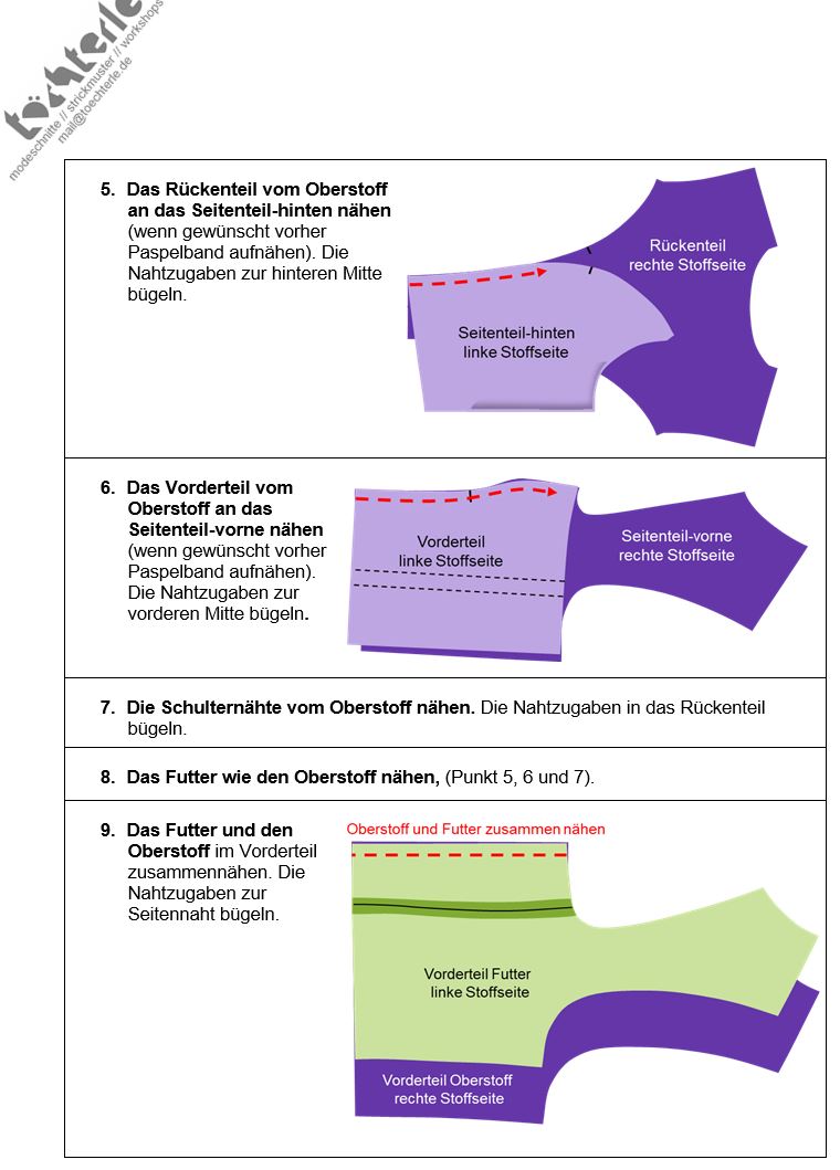 Download Schnittmuster Dirndloberteil-119