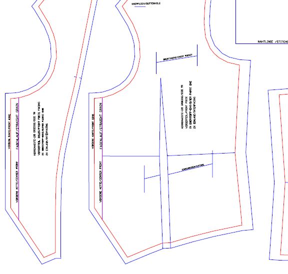 Download Schnittmuster Herrenweste-135