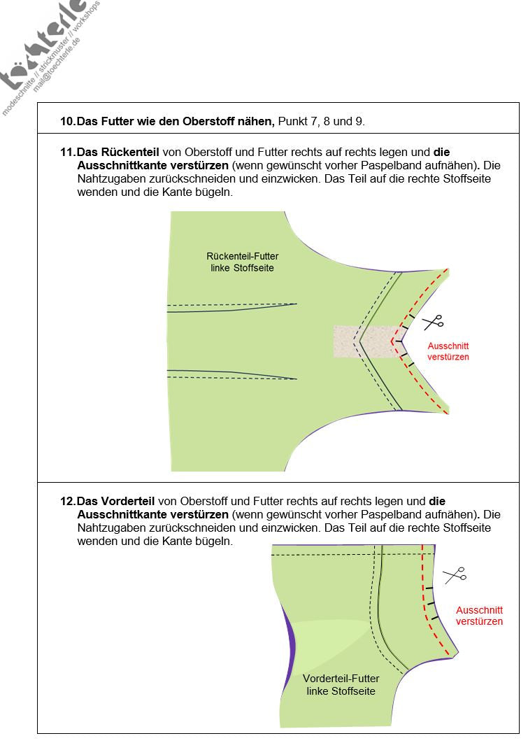 Download Schnittmuster Dirndloberteil-113