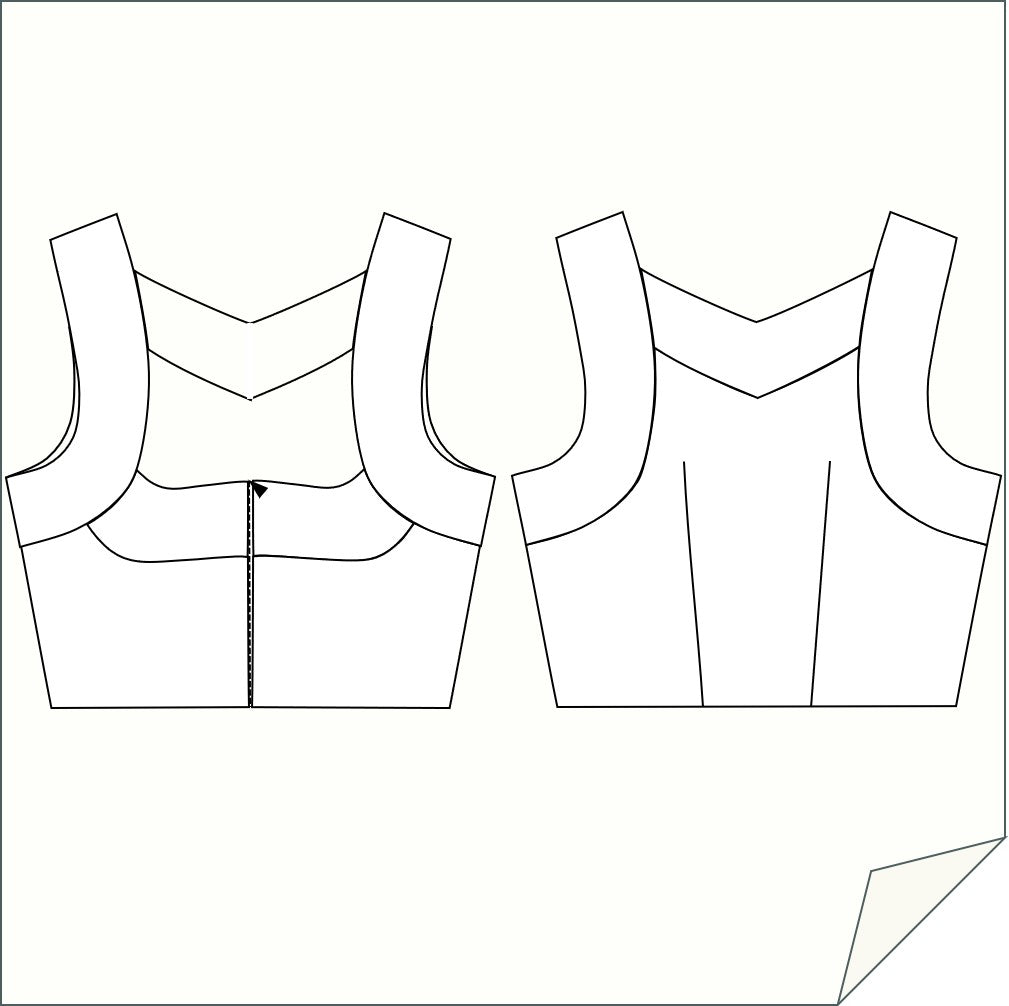 Download Schnittmuster Dirndloberteil-113
