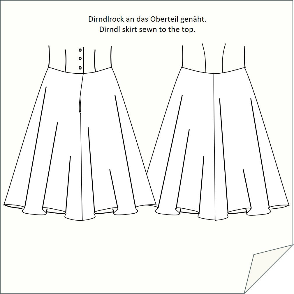 Download Schnittmuster Dirndlrock-120 mit Eingriffstasche