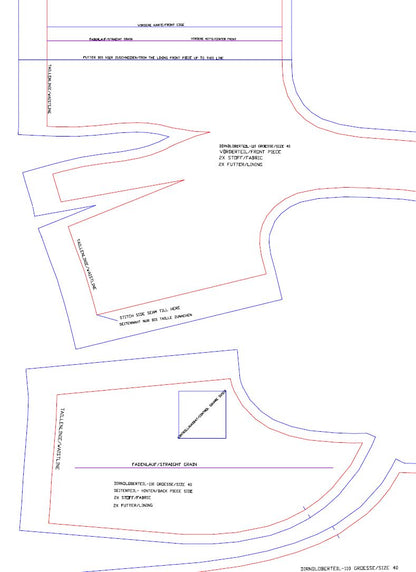 Download Schnittmuster Dirndloberteil-110