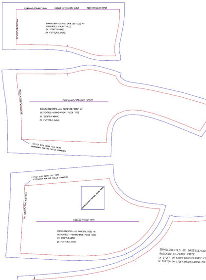 Download Schnittmuster Dirndloberteil-111