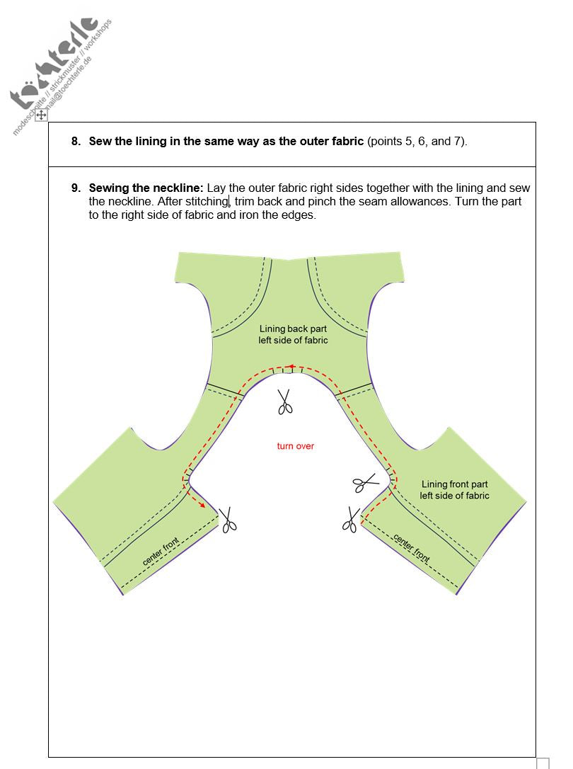 Download Schnittmuster Dirndloberteil-111