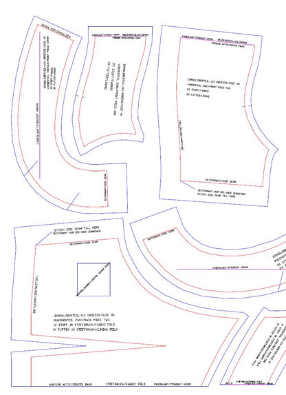 Download Schnittmuster Dirndloberteil-113