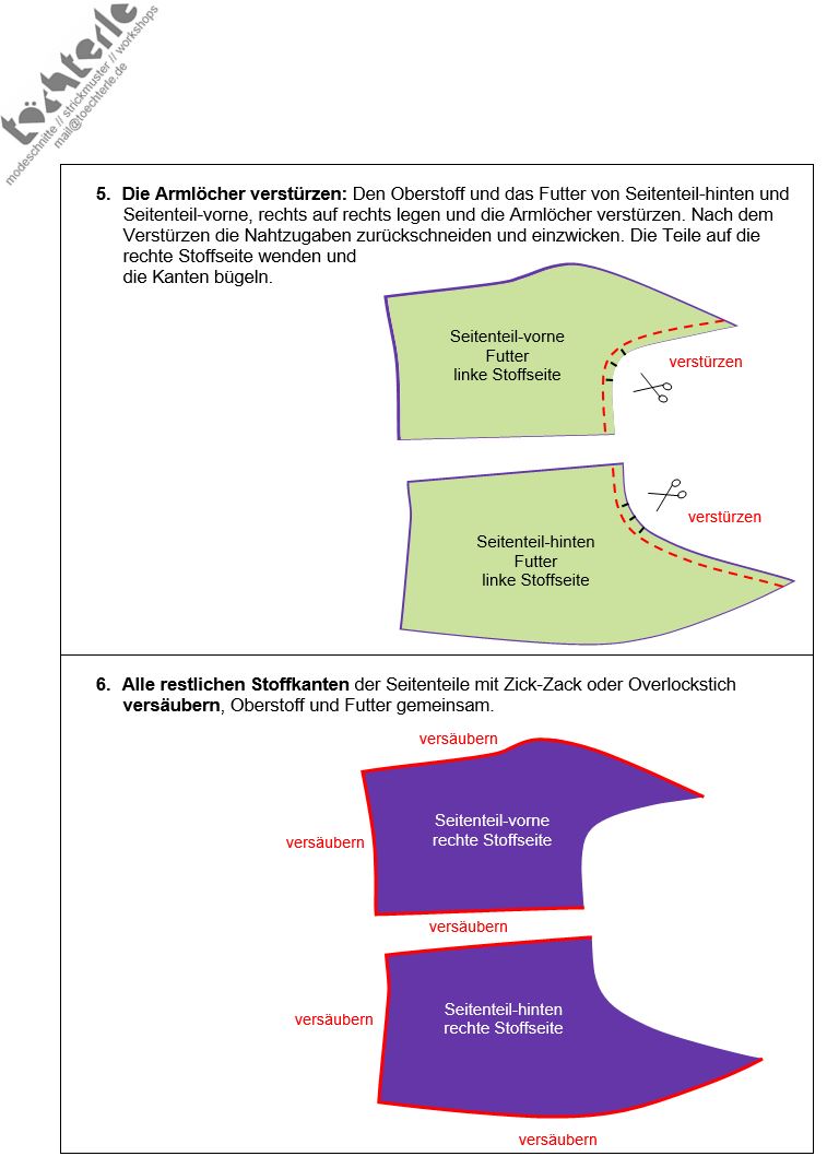 Download Schnittmuster Dirndloberteil-114