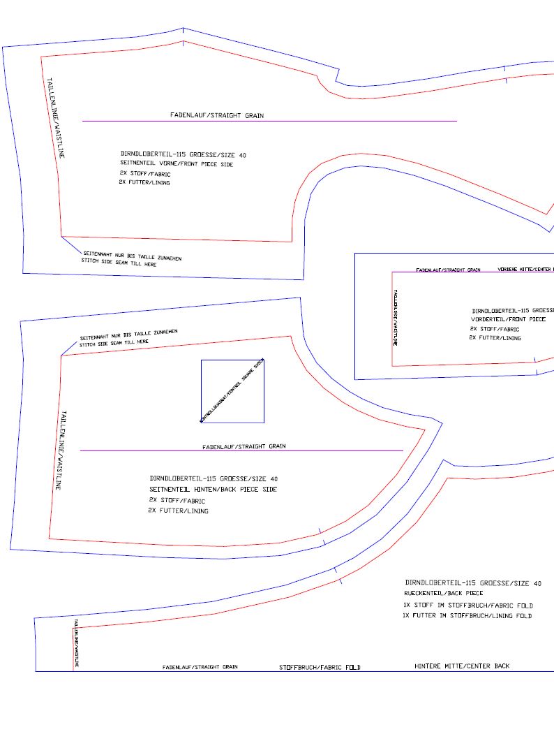 Download Schnittmuster Dirndloberteil-115