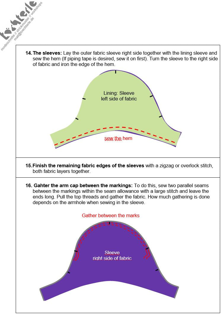 Download Schnittmuster Dirndloberteil-116