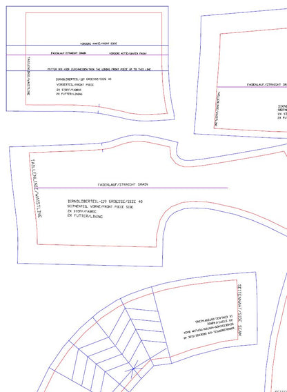 Download Schnittmuster Dirndloberteil-119