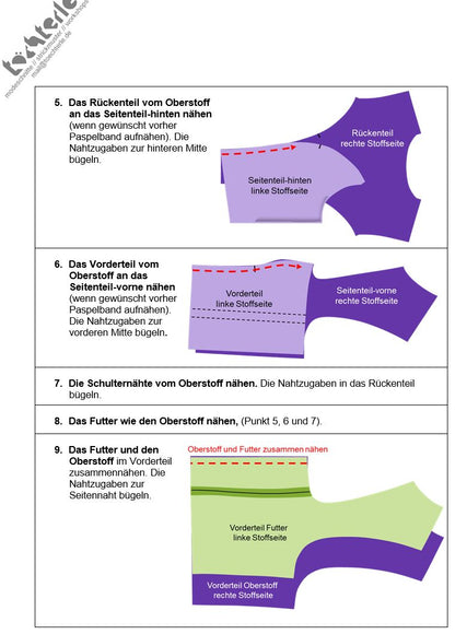 Download Schnittmuster Dirndloberteil-119