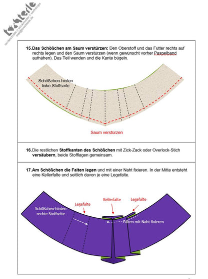 Download Schnittmuster Dirndloberteil-132