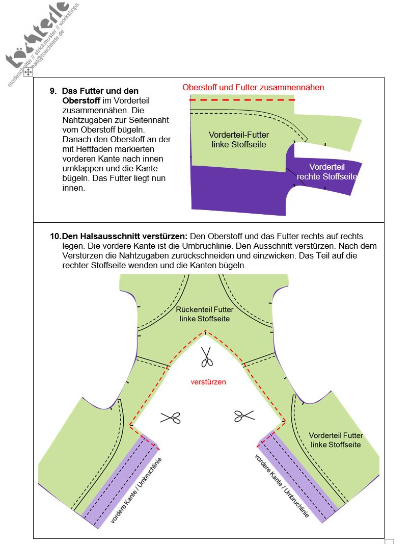 Download Schnittmuster Dirndloberteil-133