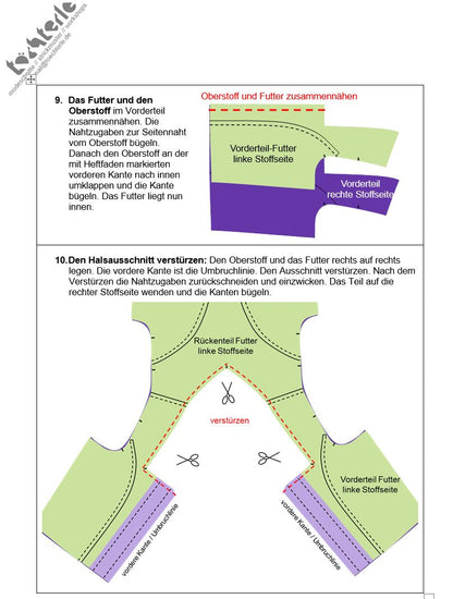Download Schnittmuster Dirndloberteil-133