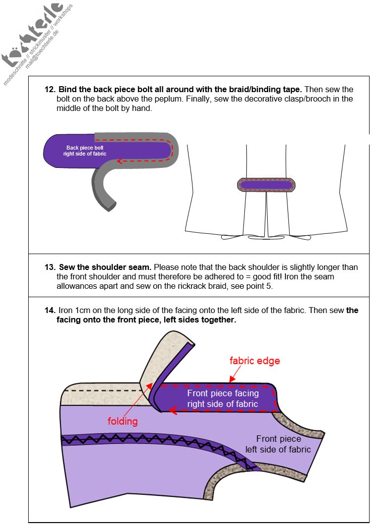 Download Schnittmuster Trachtenjacke-143