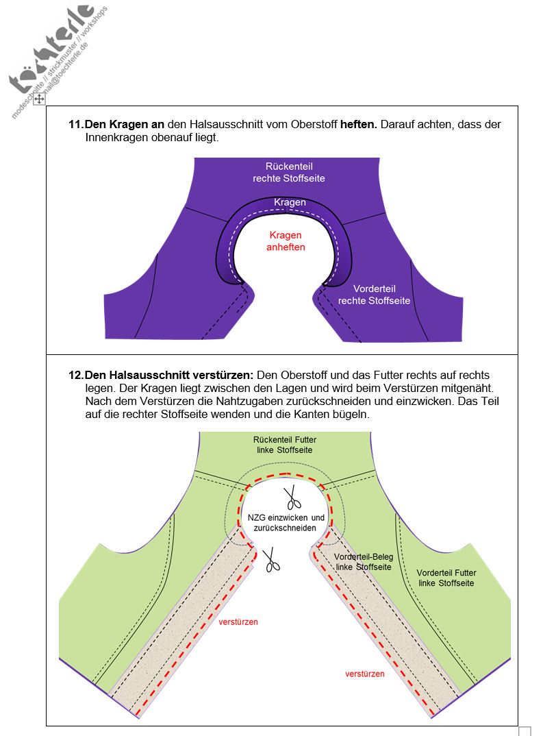 Download Schnittmuster Dirndloberteil-146