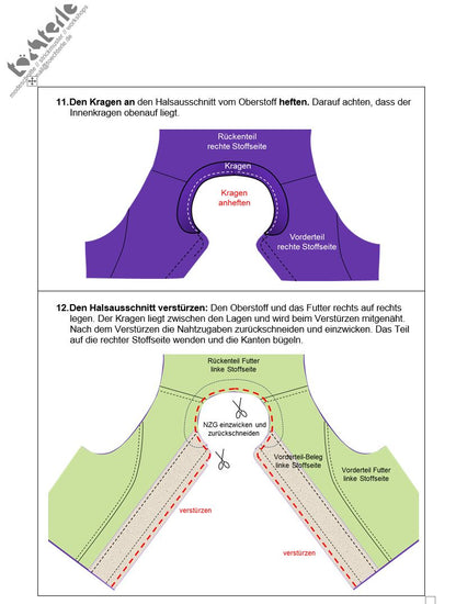 Download Schnittmuster Dirndloberteil-146