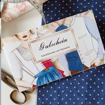 Geschenkgutschein für Dirndl- und Trachtenschnittmuster
