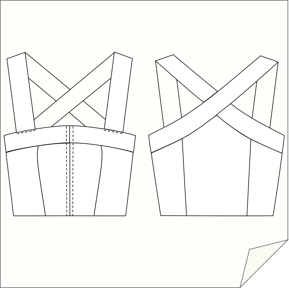 Download Schnittmuster Dirndloberteil-112