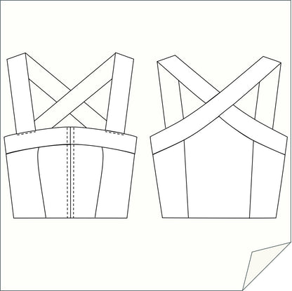 Download Schnittmuster Dirndloberteil-112
