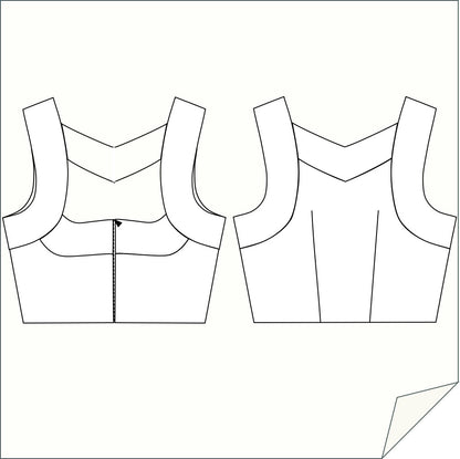Download Schnittmuster Dirndloberteil-113