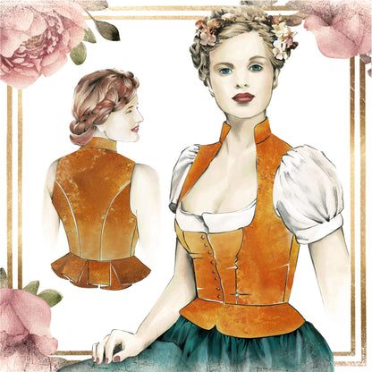 Download Schnittmuster Dirndloberteil-119