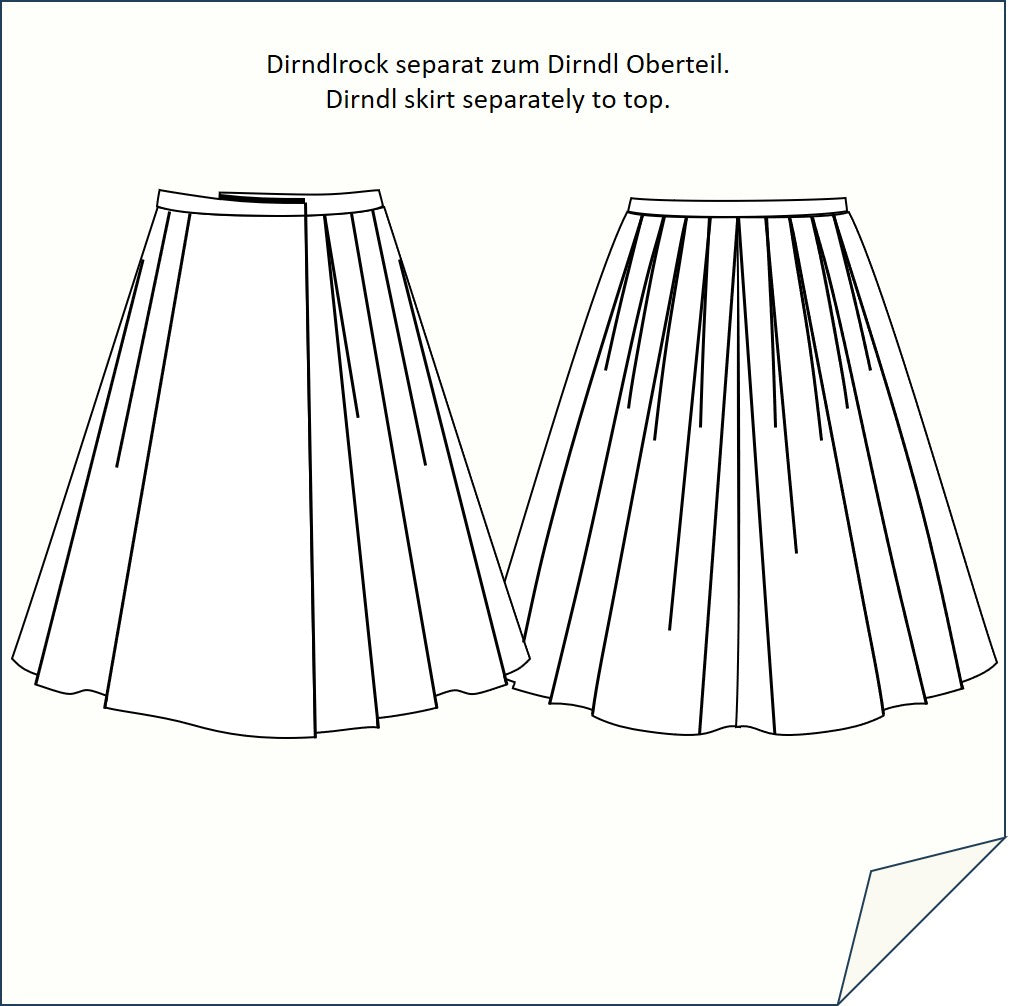 Download Nähanleitung Dirndlrock-121 mit Eingriffstasche