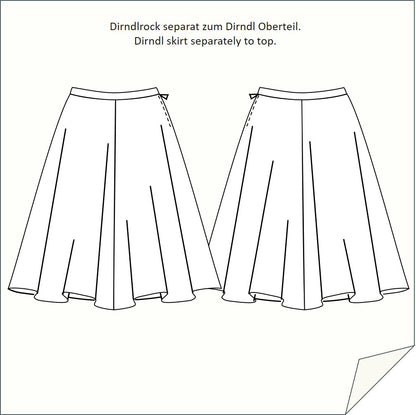 Download Schnittmuster Dirndlrock-120 mit Eingriffstasche