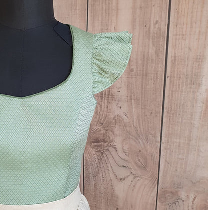 Sleeve style 4 - Flutter sleeves – Digital PDF Sewing Pattern