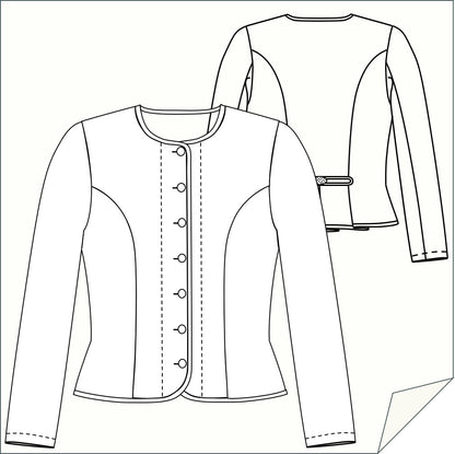 Download Schnittmuster Trachtenjacke-143