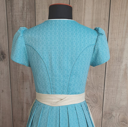 Dirndl-116 with Sweetheart Neckline and Puff Sleeves – Digital PDF Sewing Pattern