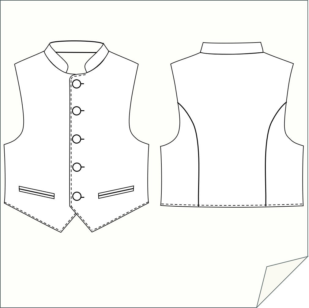 Download Schnittmuster Babyweste-148 Größe 68 - 98