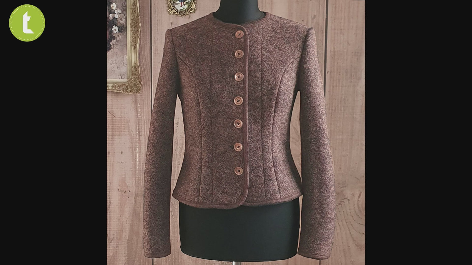 Trachten Jacket 143 with Peplum – Digital PDF Sewing Pattern