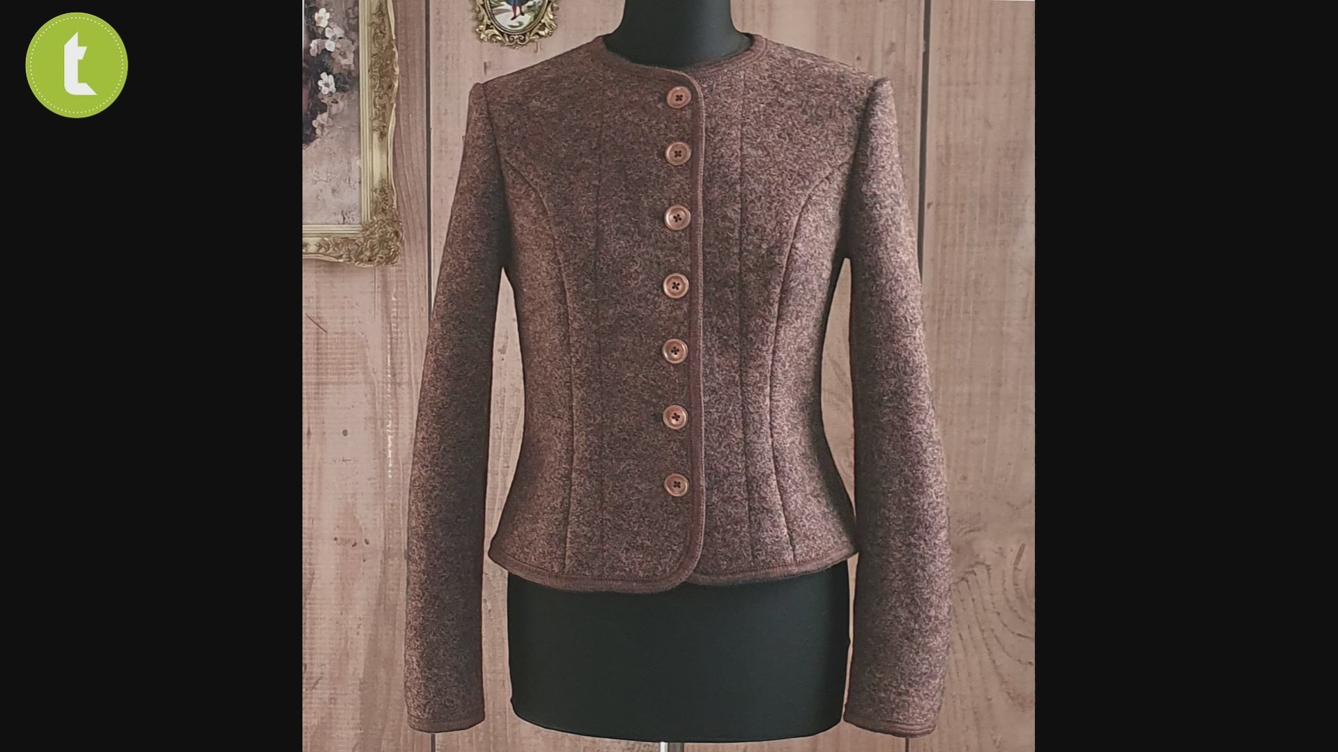Trachten Jacket 143 with Peplum – Digital PDF Sewing Pattern